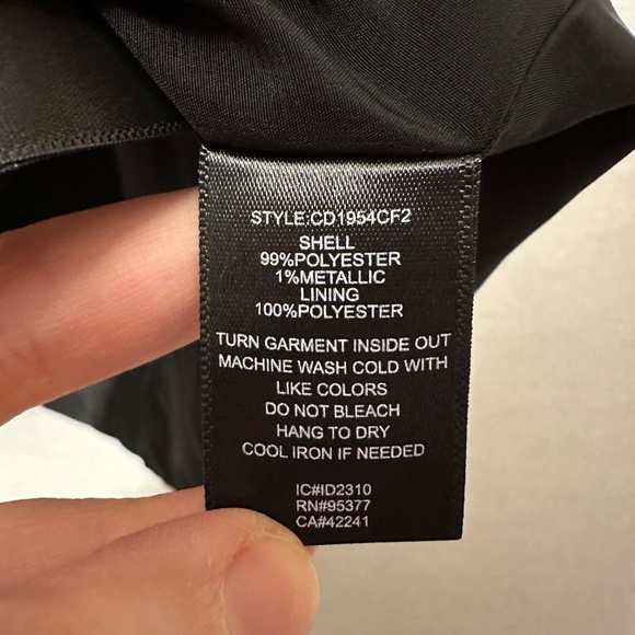 NWT Sanctuary Twice As Cute Metallic Mini Babydoll Dress - size M - Picture 8 of 8